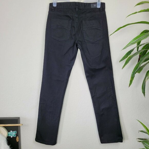 RSQ New York Slim Straight Very Black Jeans NWOT 32x34 Tilly's Casual Work - Picture 4 of 6